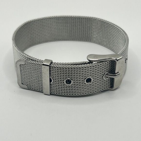 Stainless Steel mesh belt bracelet. Vintage - Picture 1 of 7